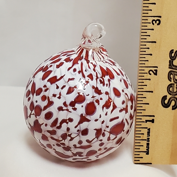 Handblown Glass Tree Ornament - Picture 6 of 6
